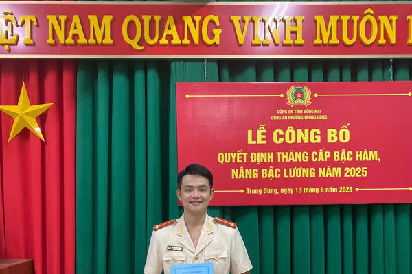 Người lính trẻ trên xe lăn và hành trình trở lại đứng trong hàng ngũ Công an Nhân dân