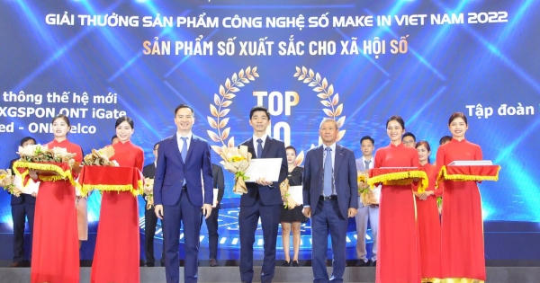 Bốn giải pháp số của VNPT được vinh danh tại Giải thưởng Make in Viet Nam năm 2022