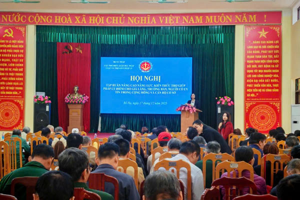 Nâng cao năng lực trợ giúp pháp lý cho già làng, trưởng bản, người có uy tín tại tỉnh Bắc Ninh Nâng cao năng lực trợ giúp pháp lý cho già làng, trưởng bản, người có uy tín tại tỉnh Bắc Ninh