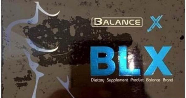 Thực phẩm bảo vệ sức khỏe BALANCE X bị thu hồi do chứa chất kích dục