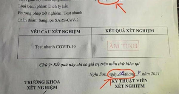 Tài xế sửa phiếu xét nghiệm để qua các chốt kiểm soát