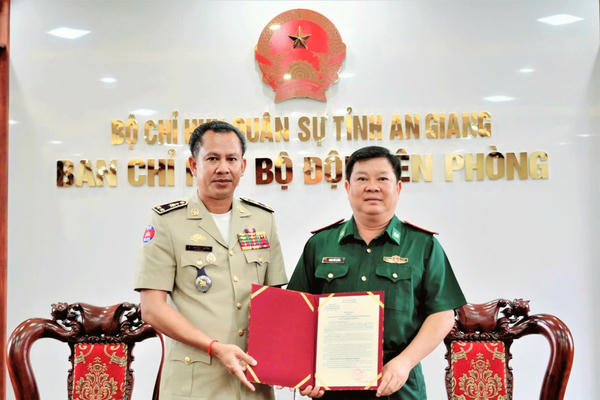 Tỉnh An Giang và tỉnh Kandal (Campuchia) xây dựng biên giới hòa bình, hữu nghị, phát triển