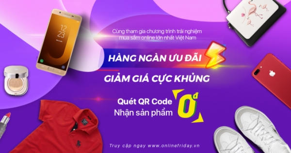 Khởi động ngày hội mua sắm mùa Thu - Online Friday lần thứ 2