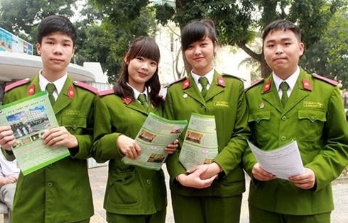 Hình thức nhận hồ sơ đăng ký xét tuyển của các trường khối công an, quân đội
