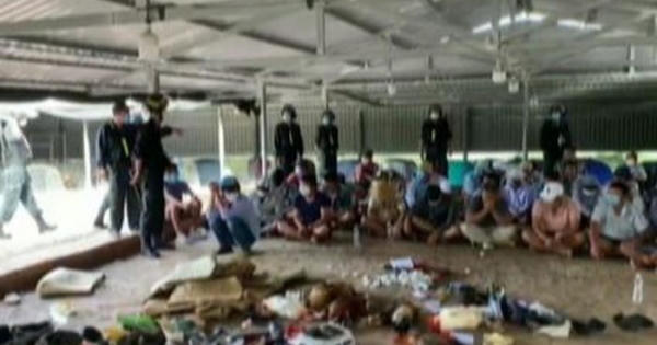 Video: Cảnh sát nổ súng đột kích sới gà bắt giữ hàng chục đối tượng