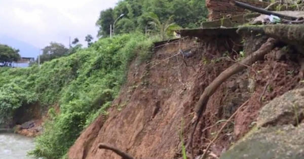 Lâm Đồng: Sông Đạ Quay sạt lở, dân lo lắng mất nhà cửa, vườn tược Lâm Đồng: Sông Đạ Quay sạt lở, dân lo lắng mất nhà cửa, vườn tược