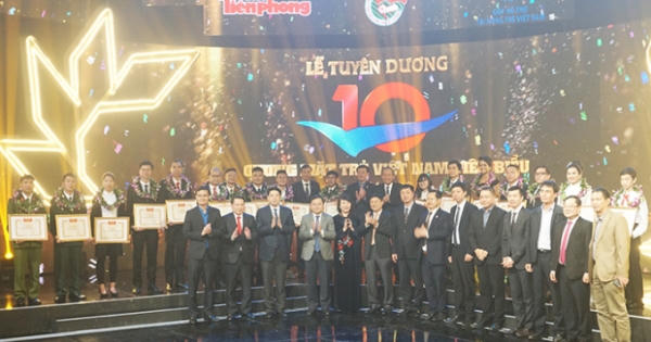 Vinh danh Gương mặt trẻ Việt Nam tiêu biểu năm 2018