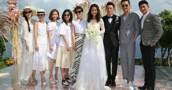 "Soái ca" Hoắc Kiến Hoa trao lời có cánh với Lâm Tâm Như trong hôn lễ