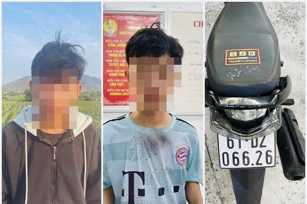 Bắt giữ thành công 6 thiếu niên gây ra vụ cướp xe máy trên quốc lộ ở Bình Thuận