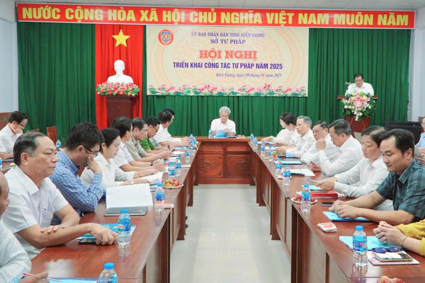 Ngành Tư pháp Kiên Giang triển khai công tác năm 2025 Ngành Tư pháp Kiên Giang triển khai công tác năm 2025
