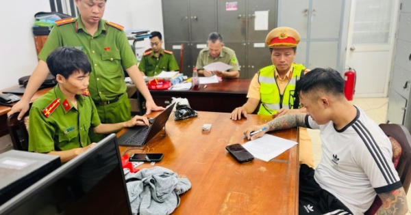 TP Vũng Tàu: Phát hiện nam thanh niên tàng trữ ma tuý và hung khí