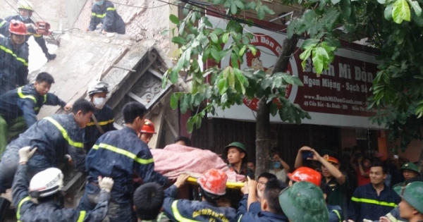 Sập nhà tại 43 Cửa Bắc, nạn nhân cuối cùng đã tử vong