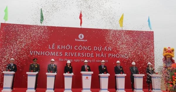 Hải Phòng: Vingroup khởi công khu đô thị phức hợp Vinhomes Riverside