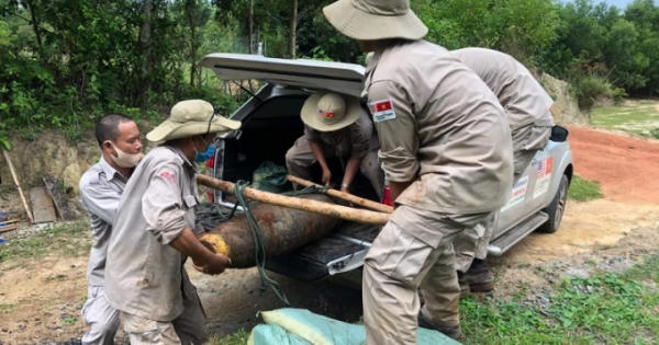Hướng Hóa (Quảng Trị): Phát hiện và xử lý quả bom nặng hơn 200kg