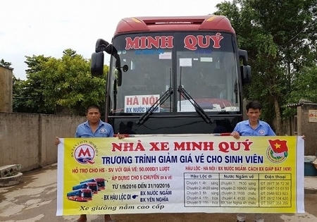 Thanh Hóa: Hỗ trợ vé xe giá rẻ cho học sinh, sinh viên đầu năm học mới