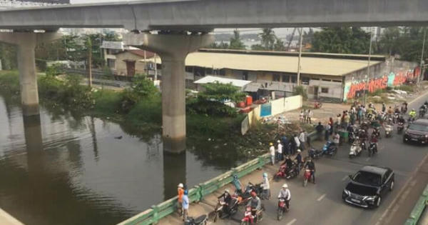 Thi thể nam thanh niên nổi lềnh bềnh sau hai ngày nhảy cầu tự tử