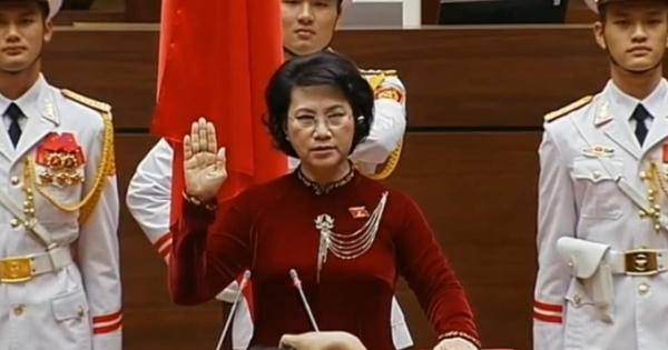 [Video]: Lễ tuyên thệ nhậm chức của Chủ tịch Quốc hội khóa XIV Nguyễn Thị Kim Ngân