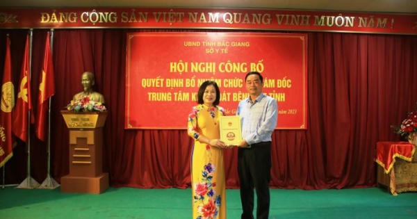 Bà Ngô Thị Thu Hà làm Giám đốc Trung tâm Kiểm soát bệnh tật tỉnh Bắc Giang