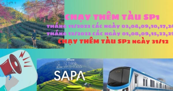 Tăng nhiều đôi tàu tuyến Hà Nội - Lào Cai phục vụ khách du lịch khám phá Sa Pa