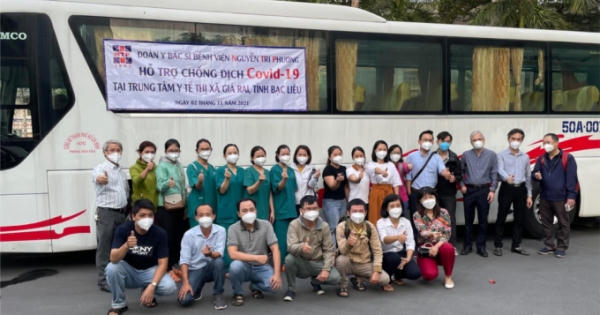 Bệnh viện Nguyễn Tri Phương lên đường chi viện cho tỉnh Bạc Liêu