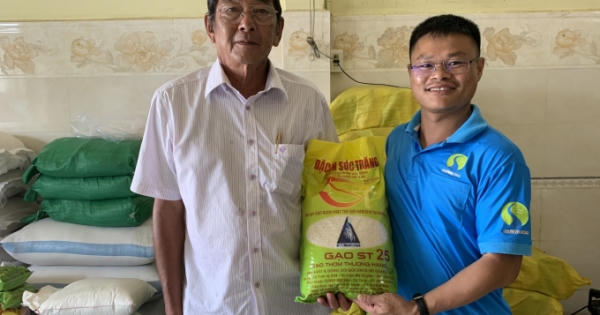 Áp dụng tem chống hàng giả sản phẩm Gạo Ông Cua ST25