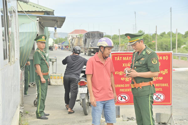 Trạm kiểm soát Biên phòng cửa khẩu quốc tế Tịnh Biên: Vững vàng nơi tuyến đầu biên giới Tây Nam