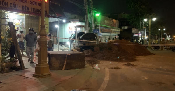 Bình Dương: Một người tử vong trong lúc thi công đường ống thoát nước
