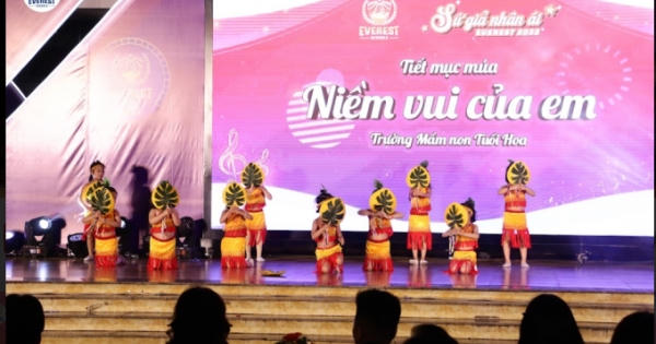 "Sứ giả Nhân ái Everest 2022" phát huy khả năng sáng tạo của trẻ mầm non