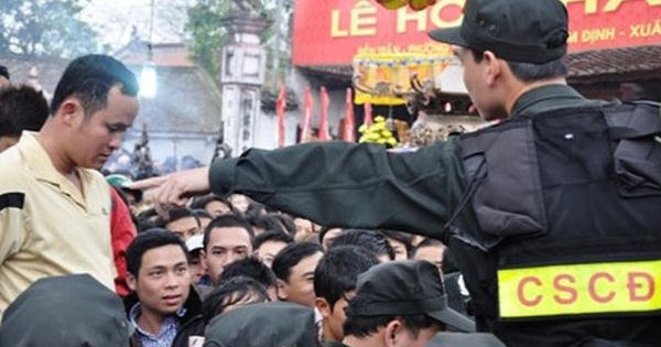 Thiết lập 5 vòng an ninh bảo vệ lễ Khai ấn đền Trần Thiết lập 5 vòng an ninh bảo vệ lễ Khai ấn đền Trần