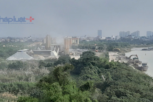 Bến bãi, trạm sản xuất vật liệu xây dựng xả khói bụi, bức tử người dân xã Bát Tràng Bến bãi, trạm sản xuất vật liệu xây dựng xả khói bụi, bức tử người dân xã Bát Tràng