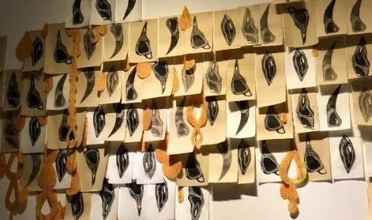 Nét kiến trúc Á Đông và thực thể huyền bí nơi biển sâu qua triển lãm Vảy l Mực