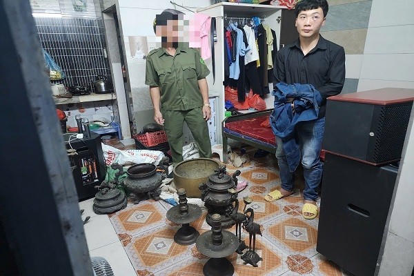 Bắt đối tượng gây ra hàng loạt vụ trộm cắp tài sản trong đình, chùa ở Hải Dương