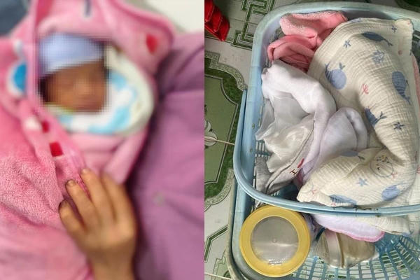 Bé trai sơ sinh bị bỏ rơi trước cửa nhà một hộ dân ở Cao Bằng