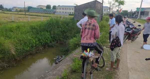 Nghệ An: Phát hiện người đàn ông tử vong dưới mương nước sau chầu nhậu