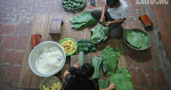 Ngày giỗ tổ về làng bánh chưng dâng Vua Hùng