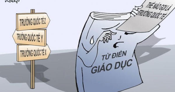 Khi những tấm biển "trường quốc tế" rơi xuống... Khi những tấm biển "trường quốc tế" rơi xuống...