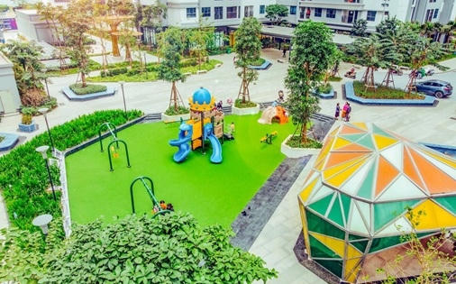 Không gian sống xanh ở TNR Goldmark City “hớp hồn” cư dân