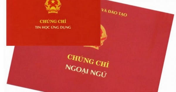 Chính thức bỏ yêu cầu bắt buộc về chứng chỉ ngoại ngữ, tin học