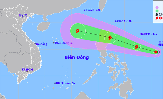 Bão số 11 khả năng hình thành trên Biển Đông cuối tuần này, hướng về vịnh Bắc Bộ