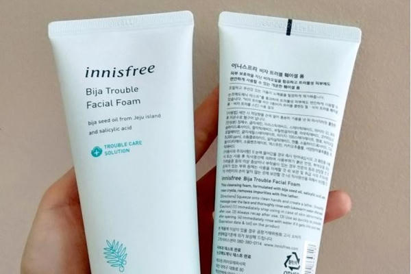 Thu hồi trên toàn quốc sữa rửa mặt Innisfree Bija Trouble Facial Foam