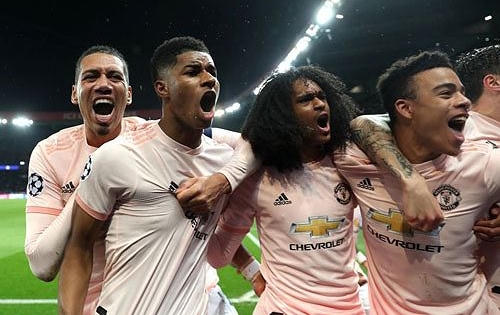 Vượt PSG để vào tứ kết Champions League, M.U lập siêu kỷ lục