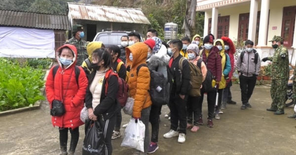 Lào Cai: 35 đối tượng băng rừng vượt biên trong thời tiết giá lạnh
