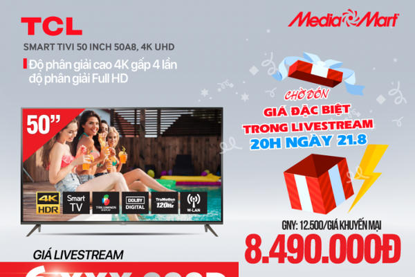 Top 5 TV TCL hàng cao cấp giá bình dân bán chạy 2020