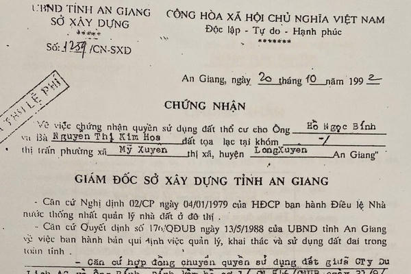 TP Long Xuyên (tỉnh An Giang):  Tháo gỡ sự việc có đất trên giấy nhưng chưa có trên thực địa