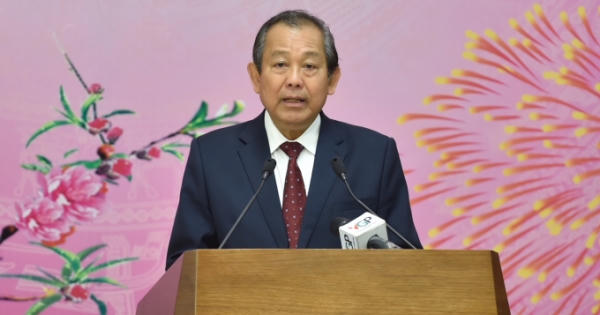 Các Phó Thủ tướng Chính phủ gặp mặt cán bộ, công chức, viên chức VPCP đầu Xuân