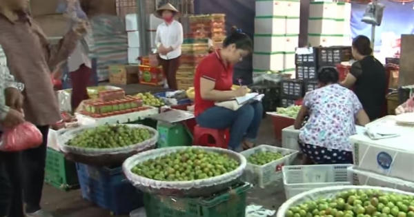 Tràn lan hoa quả Trung Quốc gắn mác Việt