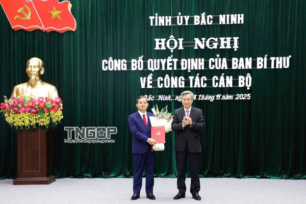Chủ tịch UBND tỉnh Thái Nguyên được chỉ định giữ chức Phó Bí thư Tỉnh ủy Bắc Ninh Chủ tịch UBND tỉnh Thái Nguyên được chỉ định giữ chức Phó Bí thư Tỉnh ủy Bắc Ninh