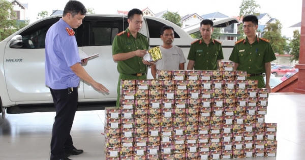 Công an Nghệ An bắt giữ 48 đối tượng, thu giữ gần 2,5 tấn pháo nổ