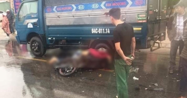 Tai nạn giao thông trước cổng bệnh viện, 2 thanh niên thương vong