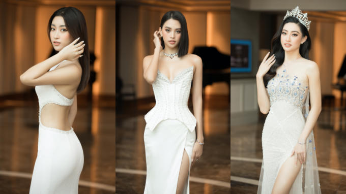 Tiểu Vy 'đọ sắc' bên Đỗ Mỹ Linh - Lương Thùy Linh